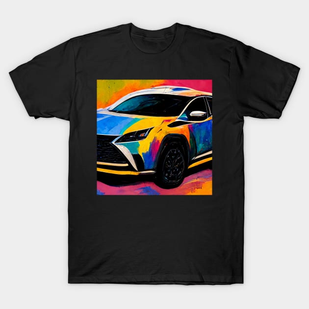 Colorfull NX Car Painting T-Shirt by DarkAgeArt